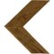 Ekena Millwork 12"W x 14"H x 3/4"D Vintage Farmhouse 3 1/2" Chevron, Barnwood Decor Collection, Natural Barnwood DECR12X14X075CHVUF - alternate 1